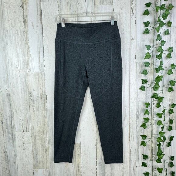 Vuori Pants Women's Medium Gray Charcoal Elevation Leggings - Picture 2 of 7